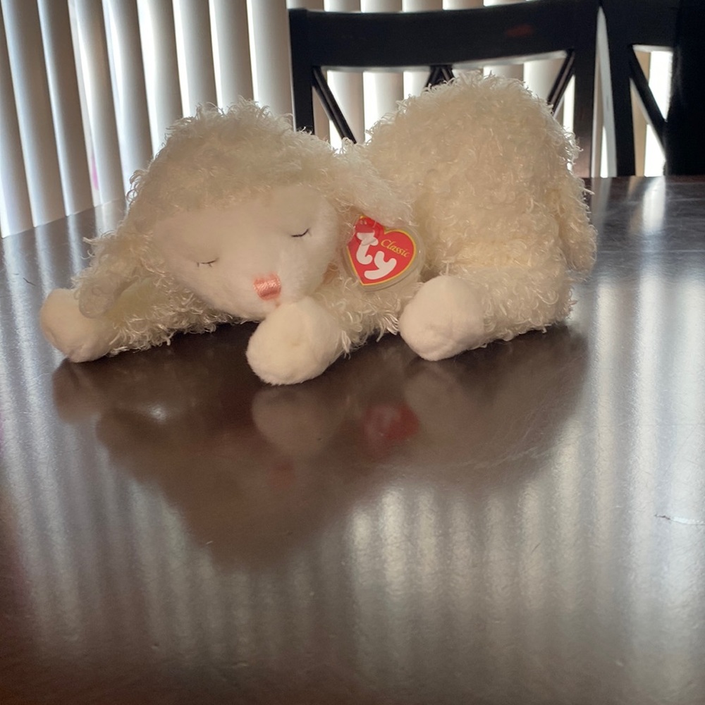 Ty Beanie Babies Baby Classic Serena Lamb Sheep Rare Vintage Collectible Plush